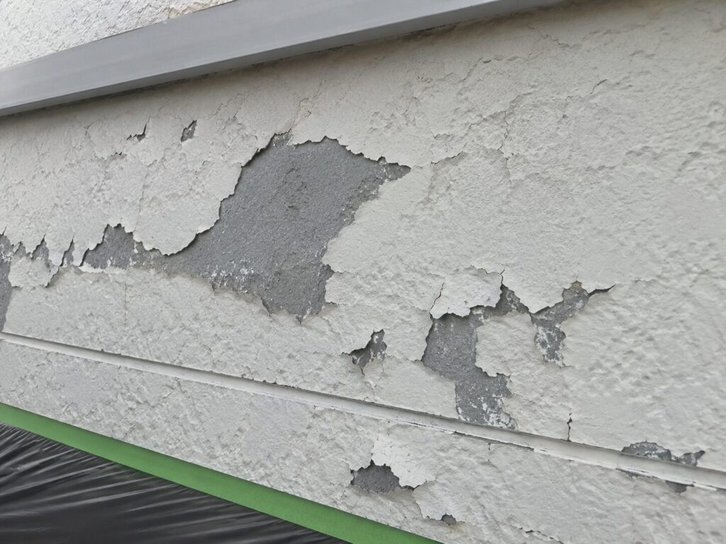 塗膜の剥がれのイメージ画像