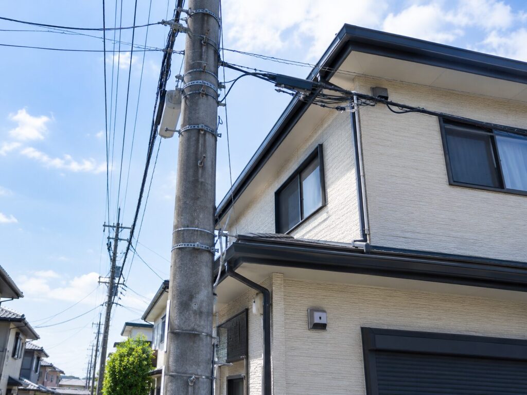 電線・電柱が近い