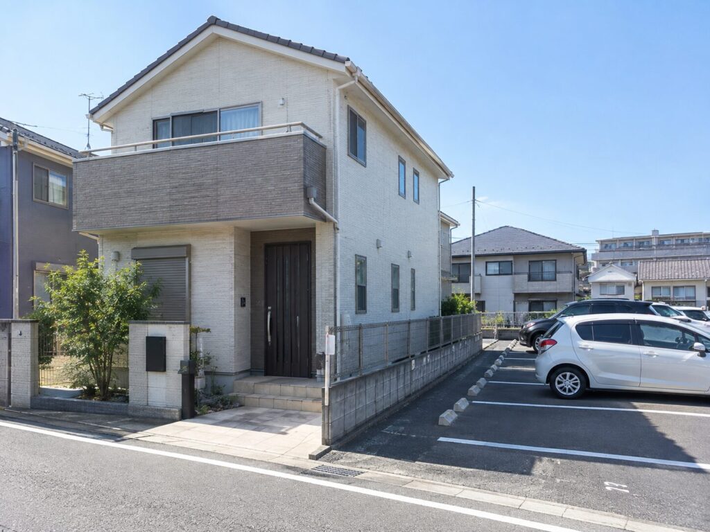 駐車場が隣接している現場